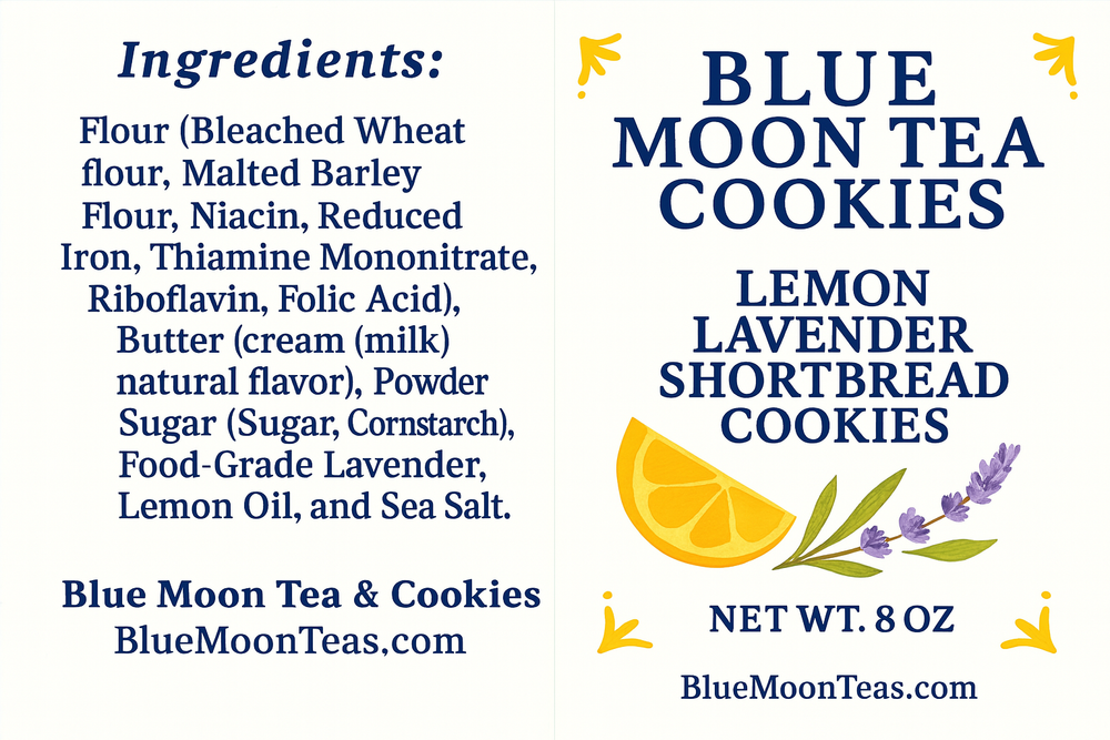 lemon lavender cookies shrtbread