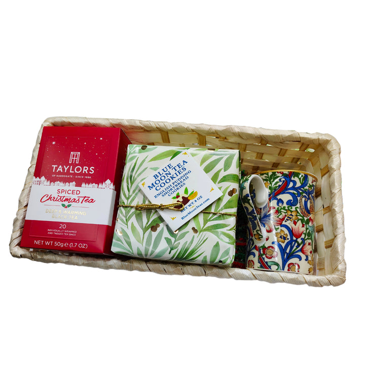 Christmas Tea and English Pudding Cookies Gift