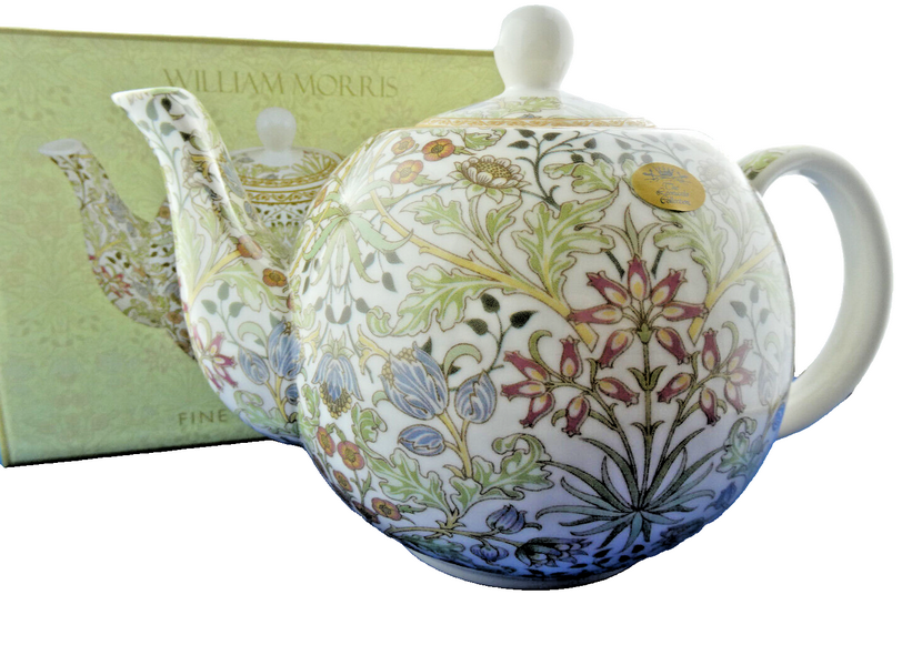 William Morris Teapot - Hyacinth 4 Cup Teapot – bluemoonteas.com