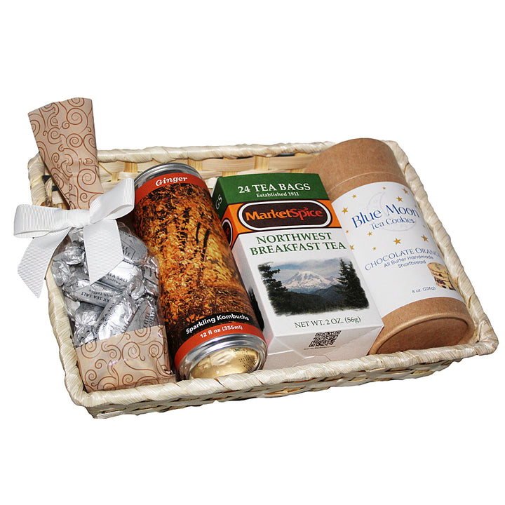 Made in WA Gift Basket with MarketSpice Northwest Breakfast Tea