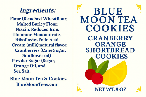 cranberry orange cookies shortbread