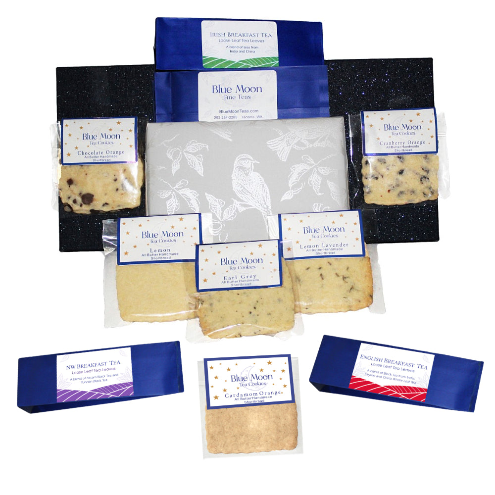 Blue Moon Tea & Cookies Gift Set