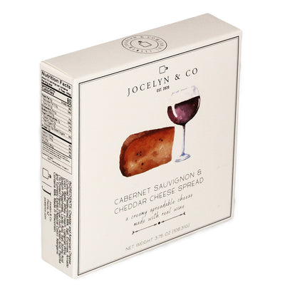 Cheese & Cracker Gift - Cabernet Sauvignon Cheddar Cheese Spread