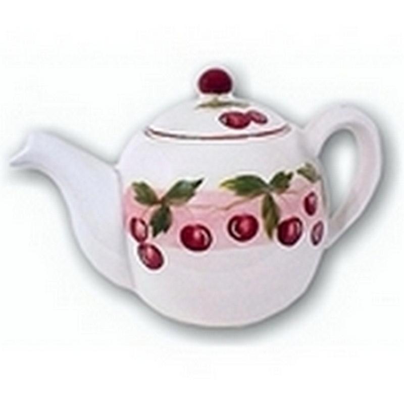 Cherry Teapot - 6 cup teapot