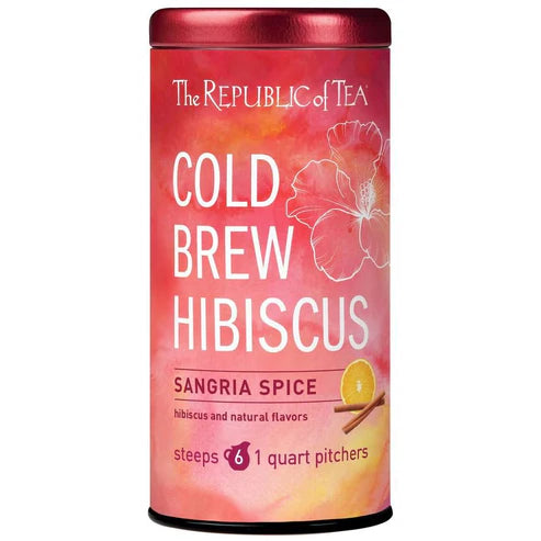 Cold Brew Hibiscus Sangria Spice Iced Tea Bags
