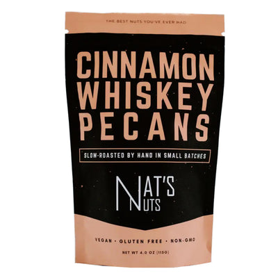 Cinnamon Whiskey Pecans - Gluten-Free Snack