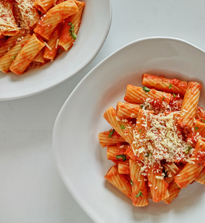 penne alla vodka pasta