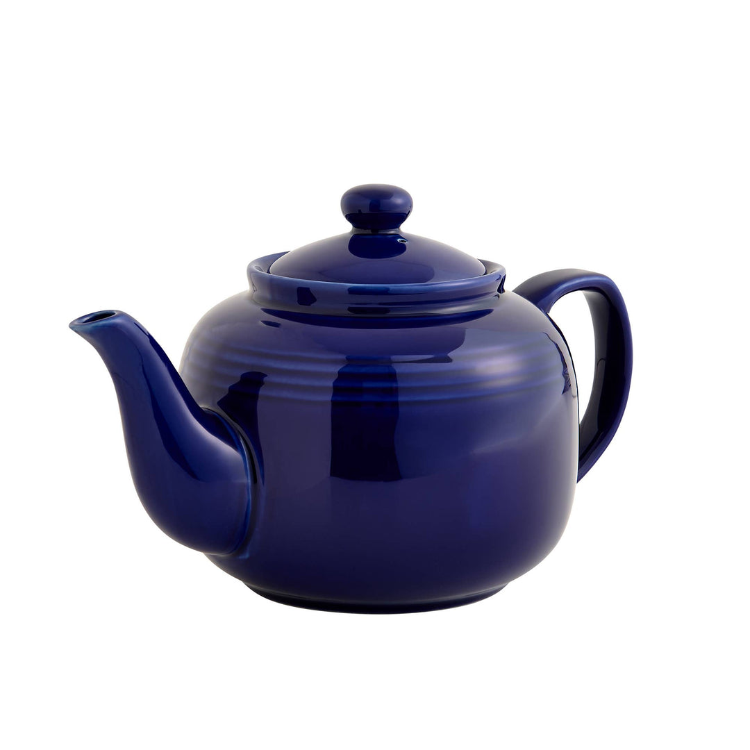 Cobalt Porcelain Teapot with Infuser