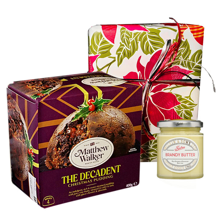 Christmas Pudding with Brandy Butter Hard Sauce