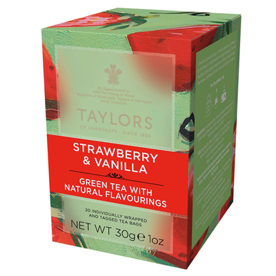 Strawberry and Vanilla Green Tea