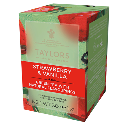 Taylors Strawberry and Vanilla Green Tea