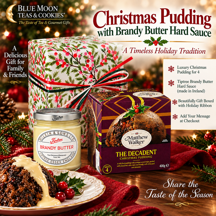 Christmas Plum Pudding and Brandy Butter Hard Sauce