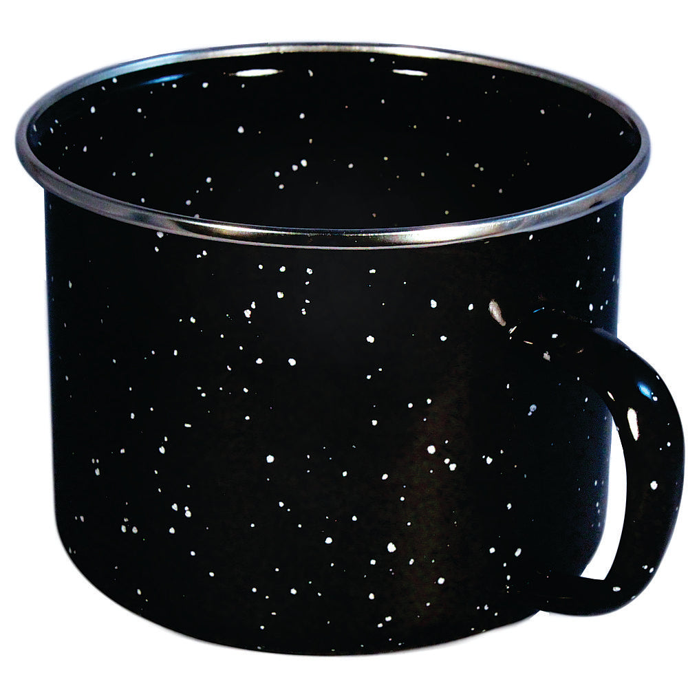 Black Enamel Mug 