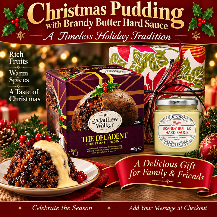 Christmas Plum Pudding &amp; Brandy Hard Sauce