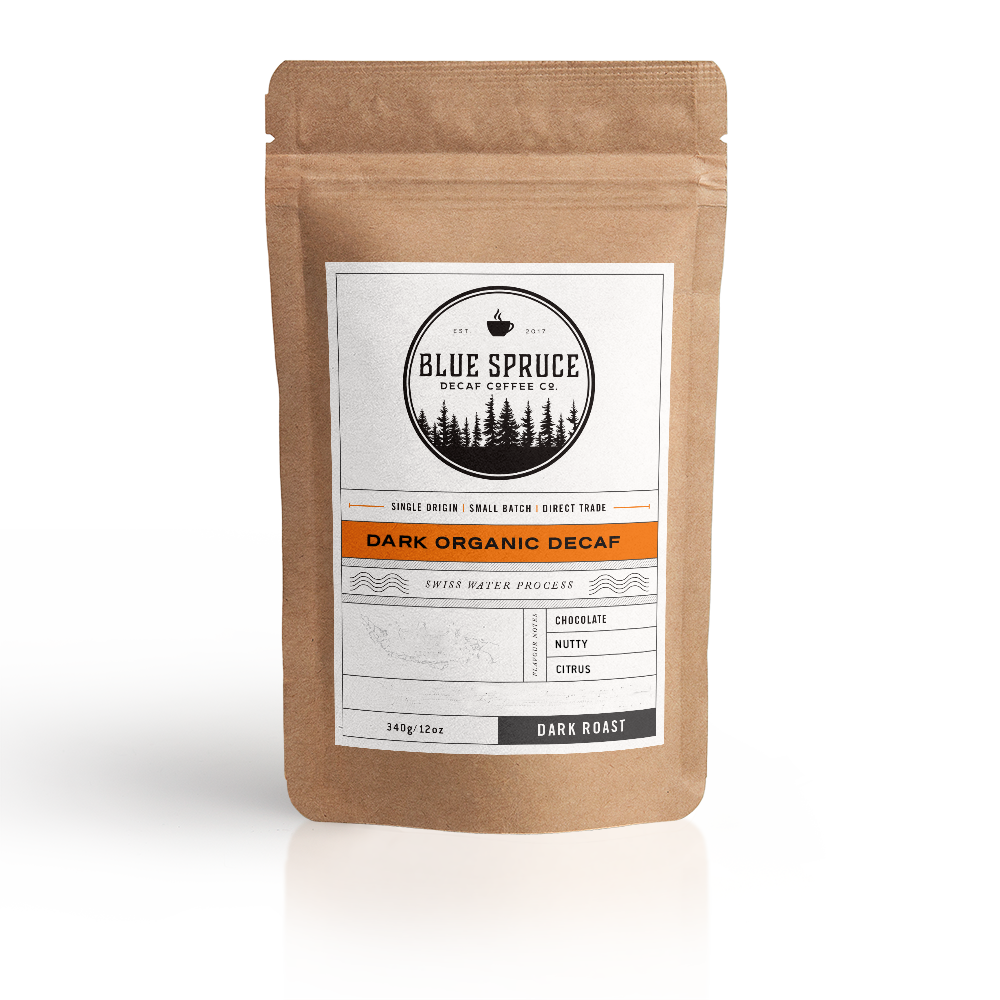 Dark Organic Swiss Water Decaf Coffee