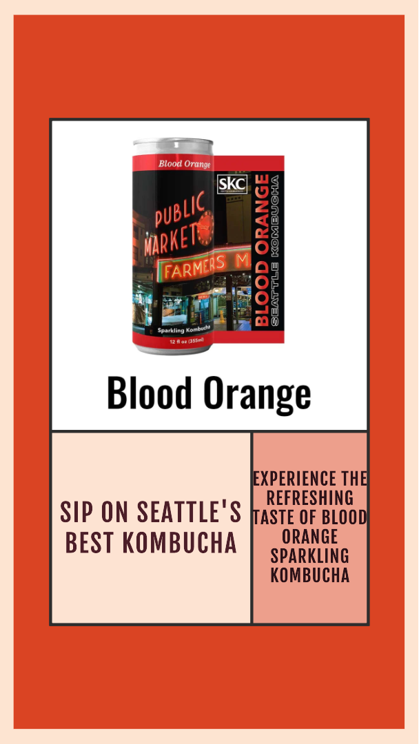 Seattle Best Kombucha - Blood Orange