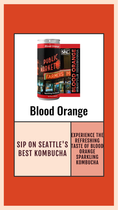 Seattle Best Kombucha - Blood Orange
