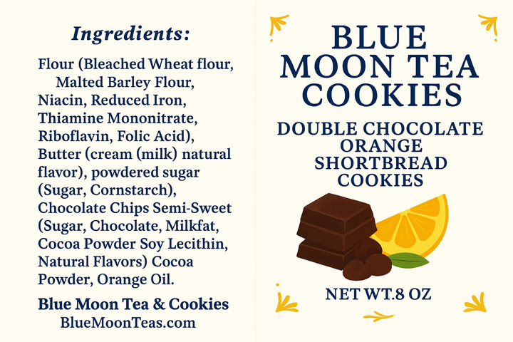 Double Chocolate Orange Shortbread Cookies