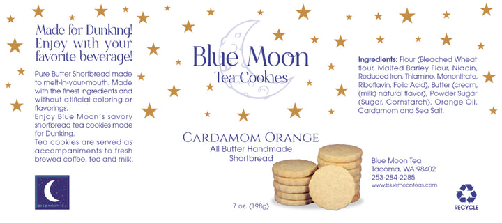 Orange Cardamom Shortbread Cookies 