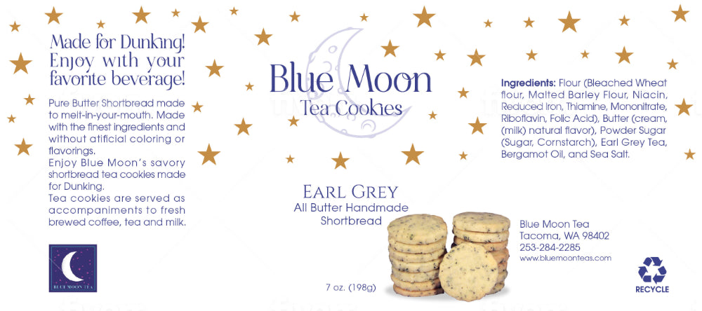 Earl Grey Tea Cookies - Shortbread Cookies
