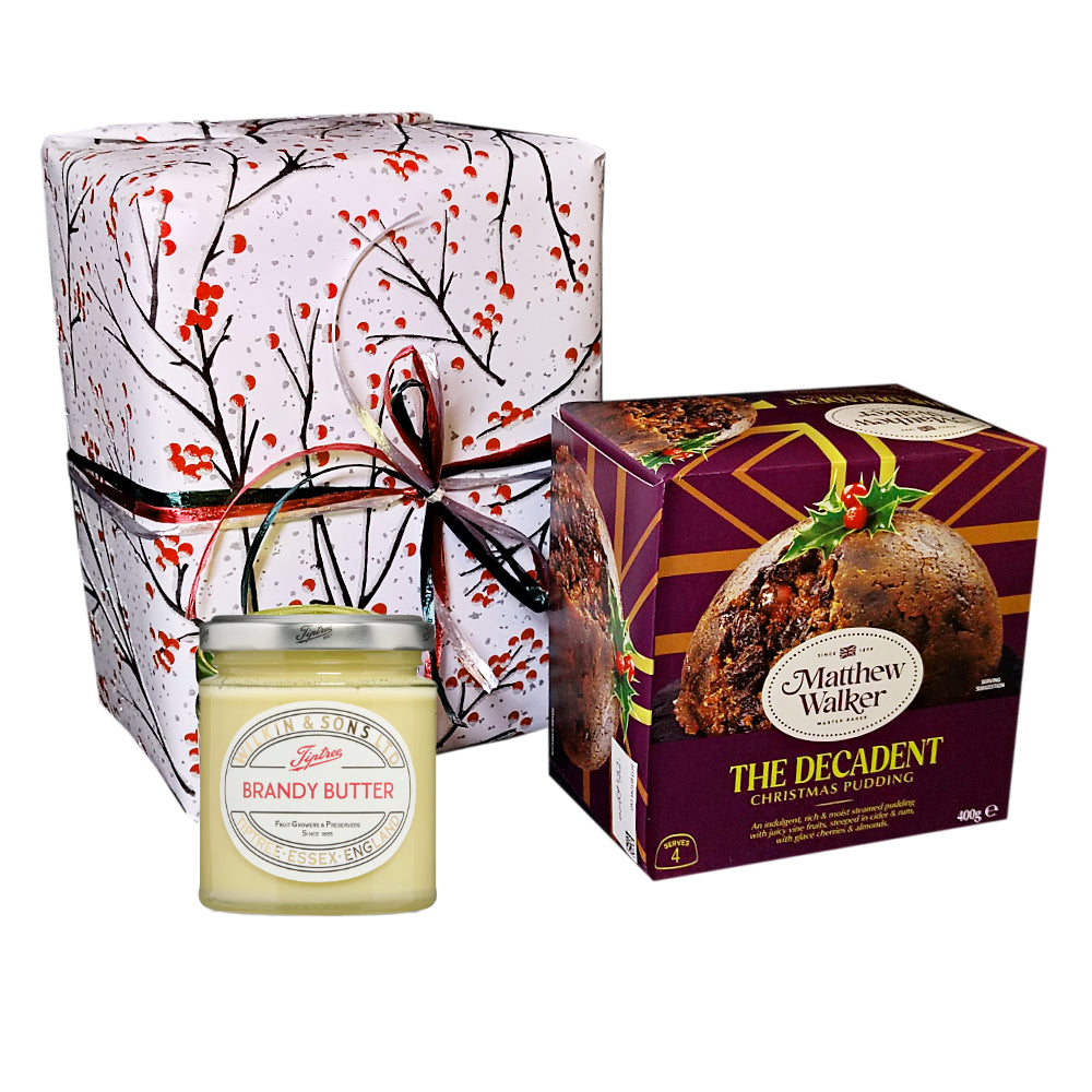 English Christmas Pudding - Hard Sauce - Easy Christmas Dessert Gift