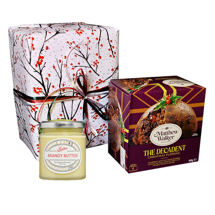 English Christmas Pudding - Hard Sauce - Easy Christmas Dessert Gift