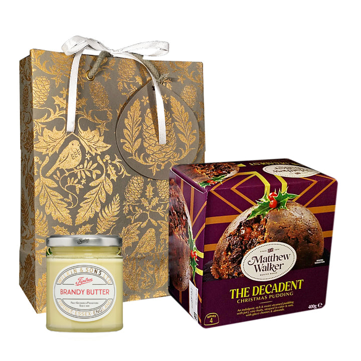 Christmas Pudding and Brandy Butter Hard Sauce