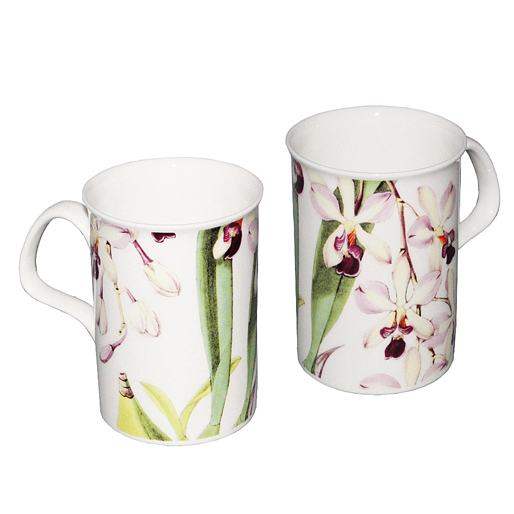 Orchid Tea Cup Set - Roy Kirkham Bone China of England