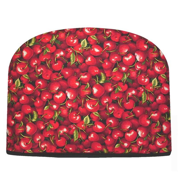 Farmers Red Cherries Teapot Cozy - Tea Cozy - Insulated Tea Cozy