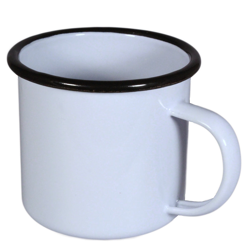 Blue Enamelware Mug