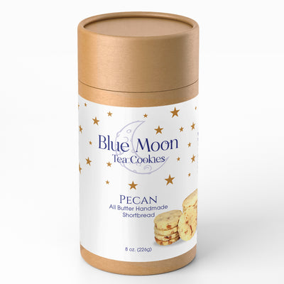 Tea Cookies - Pecan Cookies - Pecan Cookie Gift - Shortbread Cookie Tin