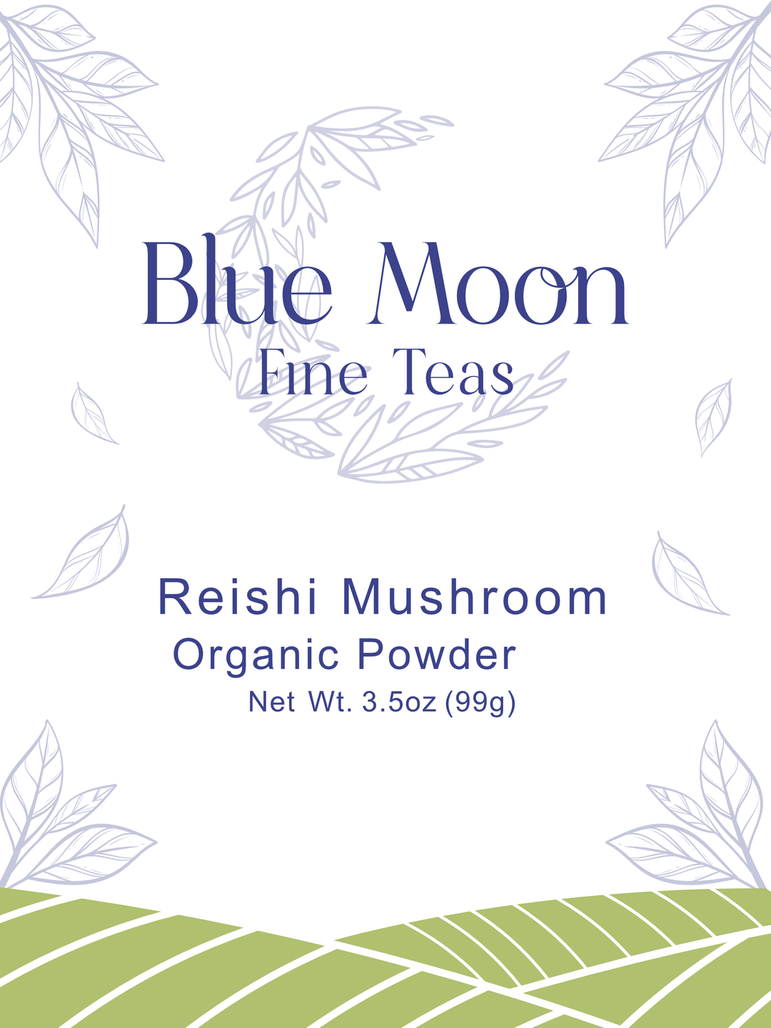 Reishi Mushroom Organic Powder packaging.