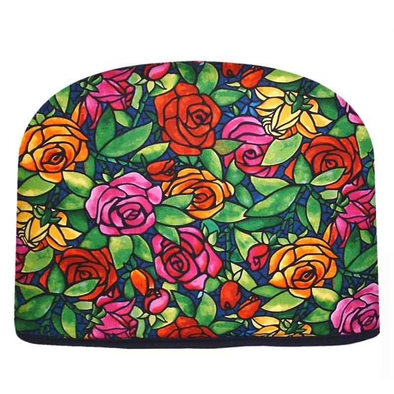 Rose Tiffany Tea Cozy - Large Insulated Tea Cozy for Sale