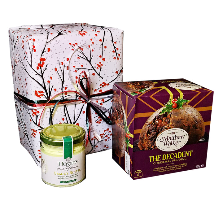 English Christmas Pudding - Hard Sauce - Easy Christmas Dessert Gift