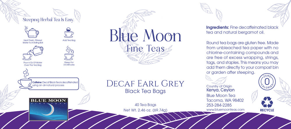 Decaf Earl Grey Tea Bags