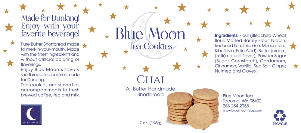 Chai Cookies - Chai Tea Cookies - Chai Shortbread Cookies