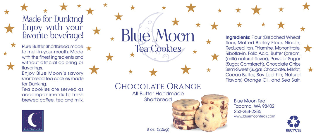 Chocolate Orange Cookies - Best Tea Cookies