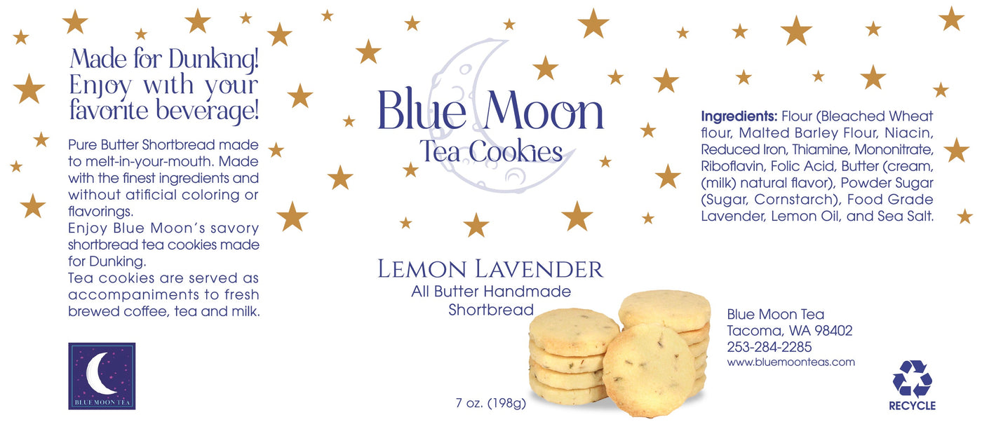 Send Cookies - Cookie Gift - Lemon Lavender Shortbread Cookies  