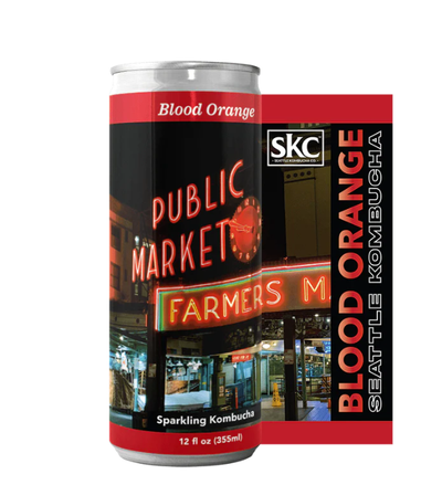 Seattle Kombucha Blood Orange Sparkling Kombucha