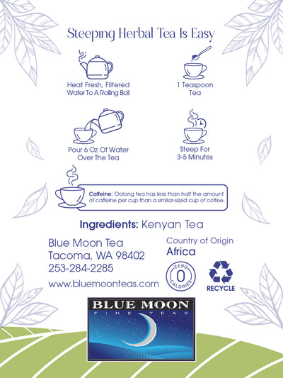 Kenya Oolong Extra Special Loose Tea Leaves
