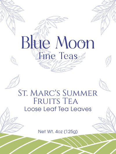 St Marc's Summer Fruits Tea - Black Flavored Loose Leaf Tea Leaves 
