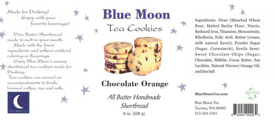 Blue Moon Chocolate Orange Shortbread Cookies