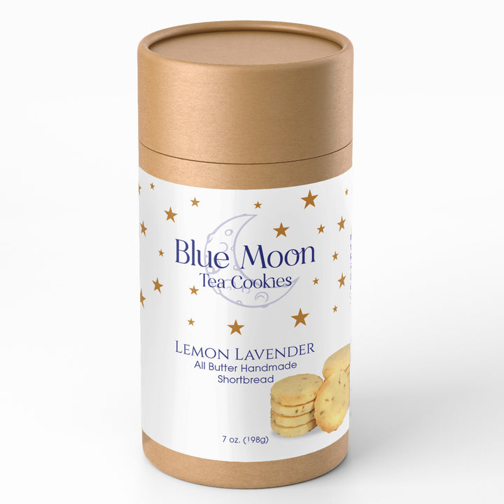 Blue Moon Tea Cookies - Lemon Lavender Shortbread Cookies