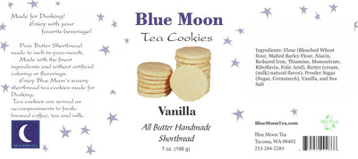 Blue Moon Vanilla Shortbread Cookies