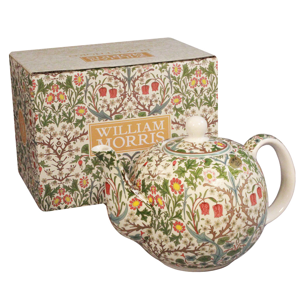 William Morris Blackthorne Teapot- Porcelain Teapot