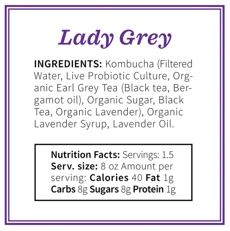 Lady Grey Kombucha Tea