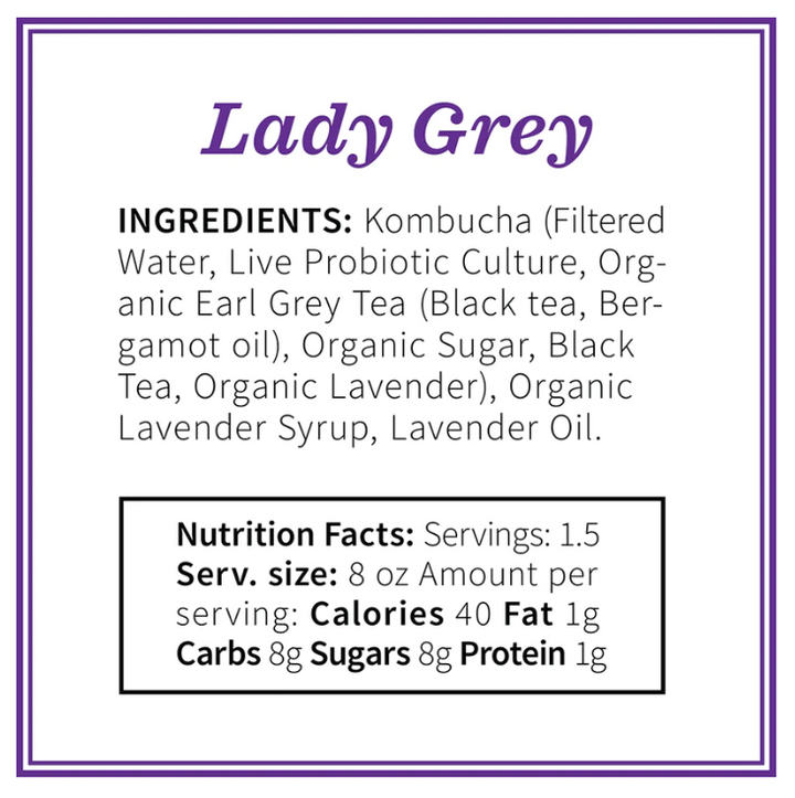 Lady Grey Kombucha Tea