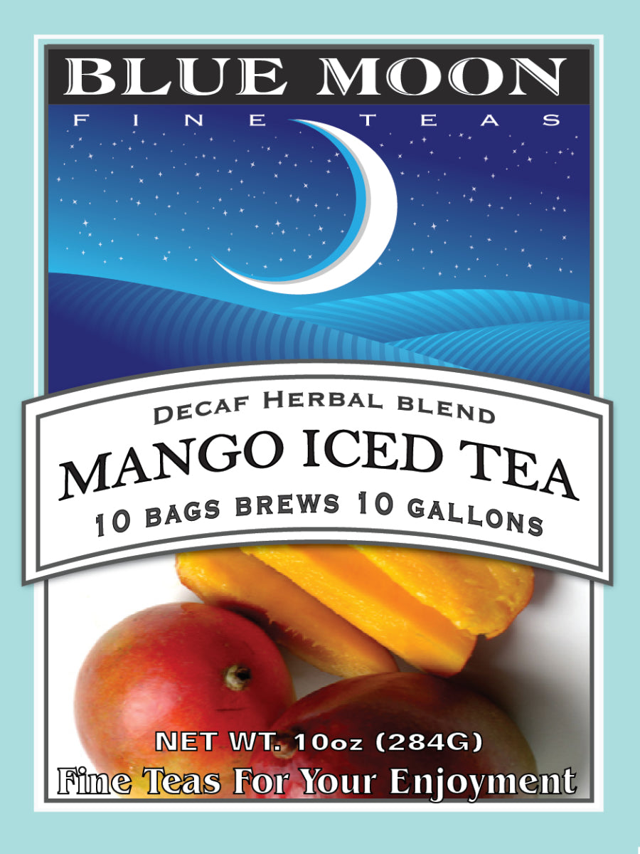 Mango Herbal Iced Tea Bags - 1 Gallon Iced Tea Bags