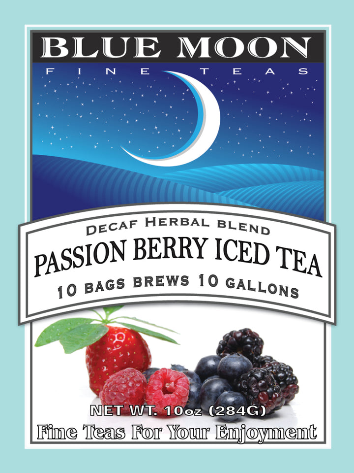 Passion Berry Herbal Iced Tea Bags - 1 Gallon Iced Tea Bags
