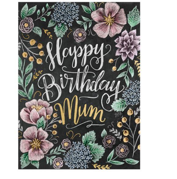 Happy Birthday Mum Gift Card